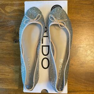 ALDO Beli delicate crystal ballet flats size 8.5